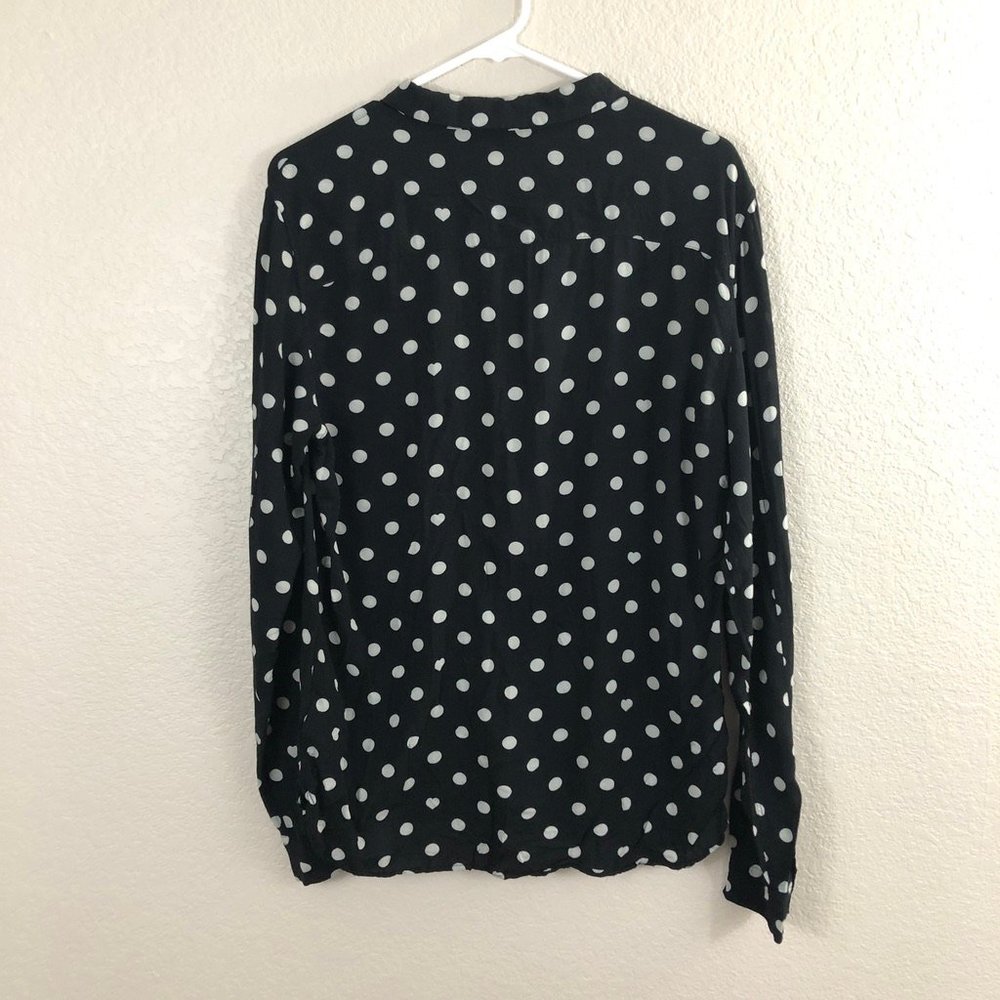 SOLD All Saints Rolla Polka Dot Button Down Shirt - Picture 5 of 5